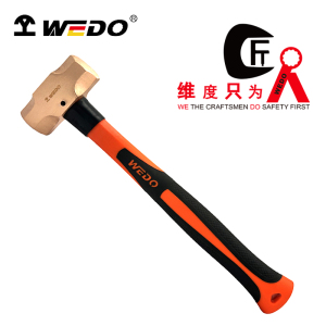 维度WEDO紫铜八角锤紫铜锤方铜锤(胶柄工业级)4P CO2201A-1008/ CO2201A-1014 /把