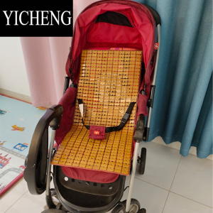 YICHENG婴儿车凉席垫推车凉垫儿童幼儿园凉竹席宝宝麻将床垫夏季推车凉垫