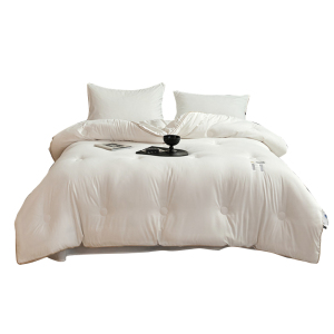 婵思 四季棉立体大豆秋冬被 白色