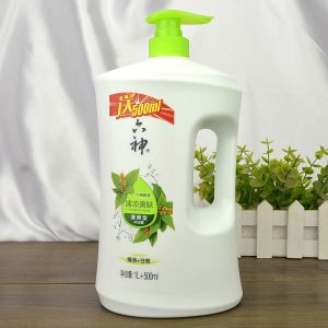 六神沐浴露清凉爽肤绿茶甘草750ml 450ml 1L 200ml冰爽沐浴液