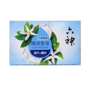 六神香皂肥皂清爽清凉皂洗澡洗手皂洗脸皂香皂125g/块