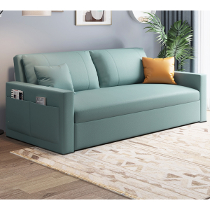 科技布沙发床手逗两用多功能推拉成床可折叠1.2米客厅小户型1.8可储物