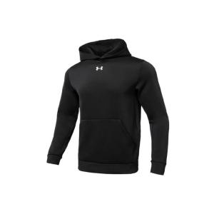 海外正品 安德玛Under Armour 男款黑色长袖连帽卫衣套头衫 23600307-001