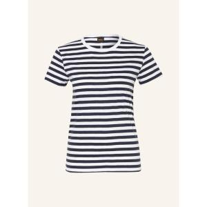 Hugo Boss女士条纹圆领T恤简约直筒设计舒适百搭