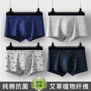 男士内裤潮流个性青年透气大码四角平角裤头裤衩
