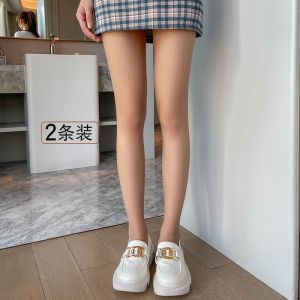 超薄菠萝丝袜女薄肉色夏天自然肤打底裤光腿连裤袜