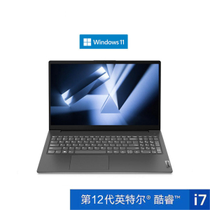 联想(Lenovo)扬天V15 15.6英寸办公轻薄笔记本电脑(酷睿 i7-1255U 16G 512G WiFi6 Win11)定制