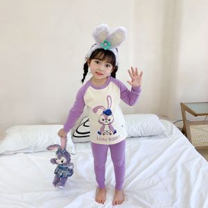 儿童秋衣秋裤套装女童长袖加厚男童打底秋冬婴幼家居保暖内搭