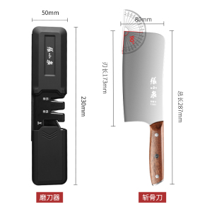 张小泉磨刀神器剪刀具石家用菜刀磨刀钢棒屠夫专业商用新款型8138