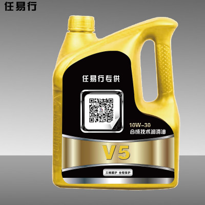 任易行/合成技术汽机油/ V5 SM 10W/30 /4L/桶