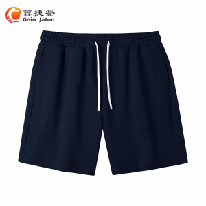鑫捷登 男女同款320克毛圈潮版宽松短裤JM9273
