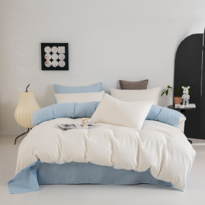 加厚磨毛纯色四件套简约学生宿舍四件套 TP2608