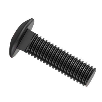 半圆头方颈螺栓 GB/T12 碳钢 4.8级 M10×50mm
