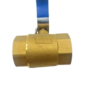 铜球阀 黄铜双内丝球阀 水管阀门