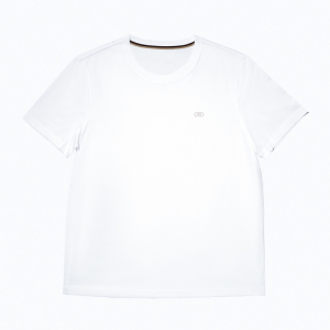 尘界男士白色短袖T恤男夏季圆领纯色纯棉打底衫