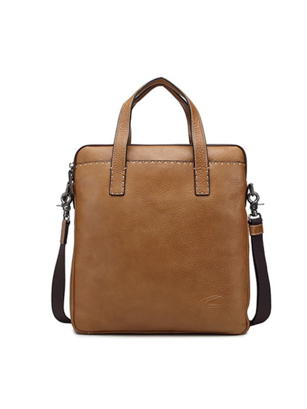 骆驼动感camelactive124137-046962107头层牛皮手提男包单肩包男款