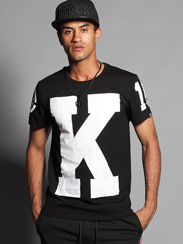 miracle kill十周年纪念款k字10字前后印花潮牌男装短袖t恤