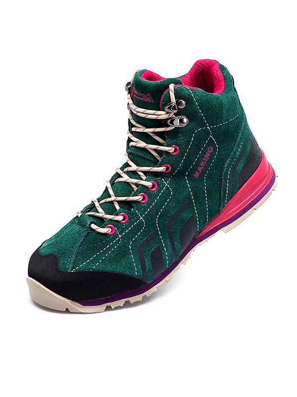 makino/犸凯奴旅行情侣登山鞋秋冬户外高帮鞋 男女防水耐磨登山鞋