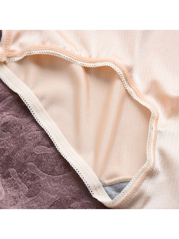 【3条装】植彩锦绣拉丝内裤无痕女士三角裤