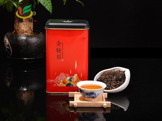祥和缘茶叶 武夷山红茶 金骏眉 铁罐125g
